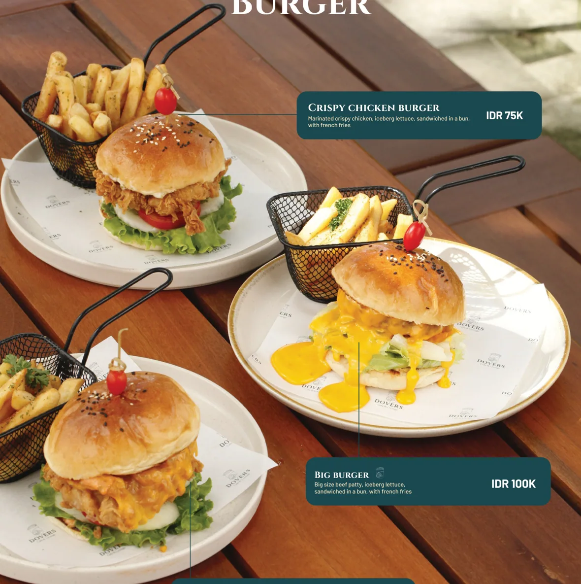 Burger Dovers Cafe & Lounge