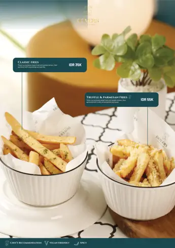 Menu Dovers halaman 7: Snacks & Starters