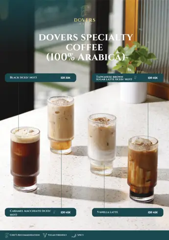 Menu Dovers halaman 41: Coffee